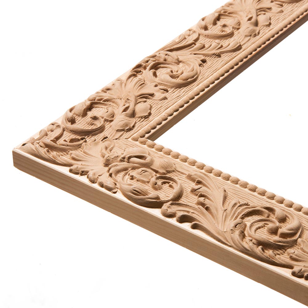 Decorated made to measure frame ‘grottesco’