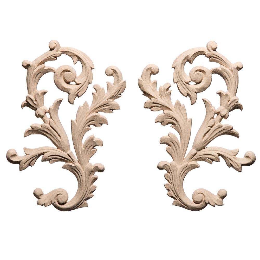 Pair of friezes in wood pulp size cm. 26,6X16,4x1,1