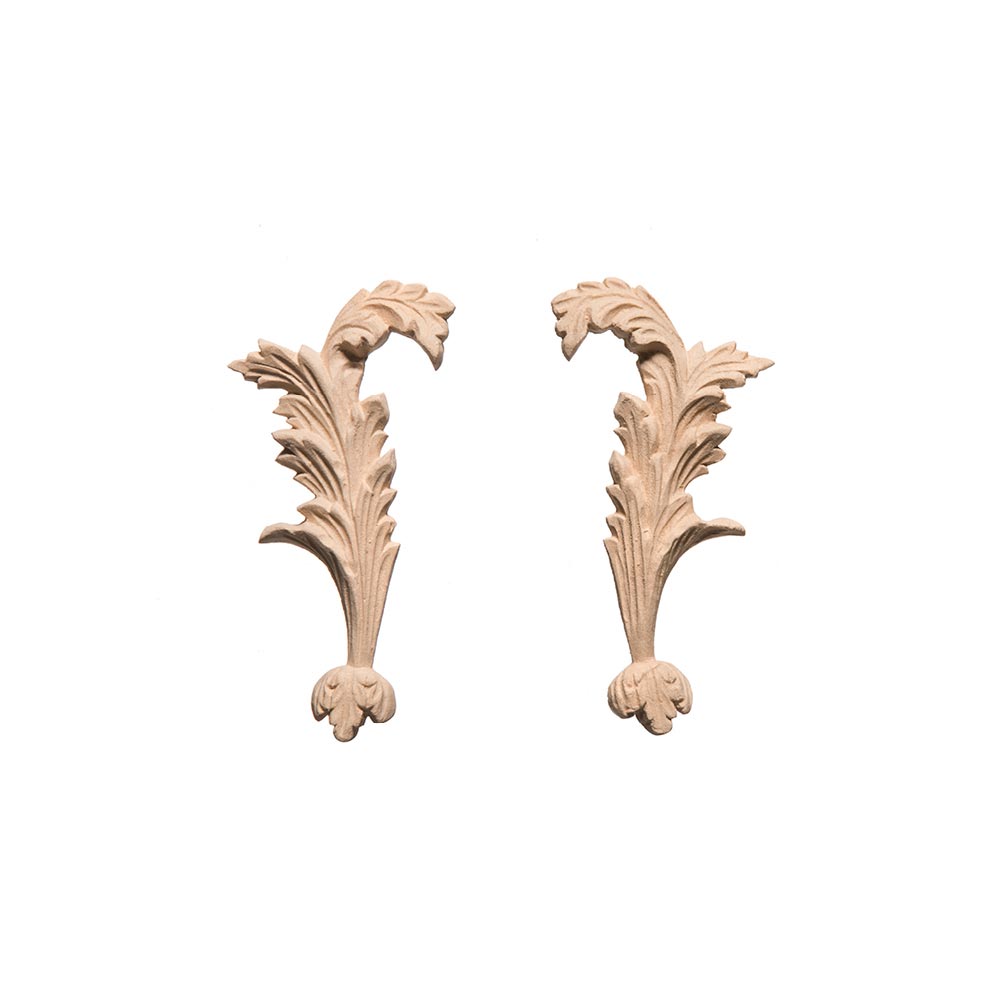 Pair of friezes in wood pulp size cm. 16,5X7,5x1,8
