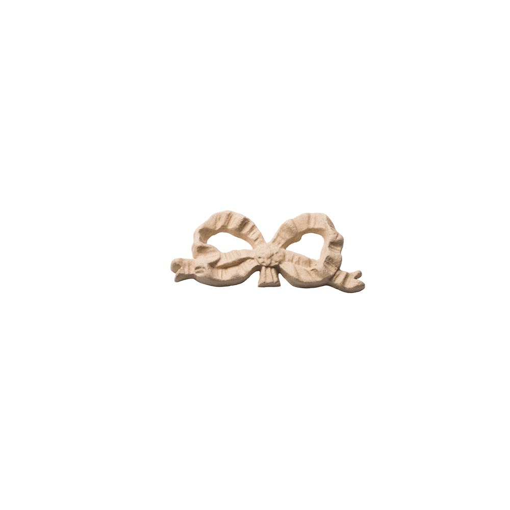 Small bow frieze in wood pulp size cm. 11,7X1,5x5