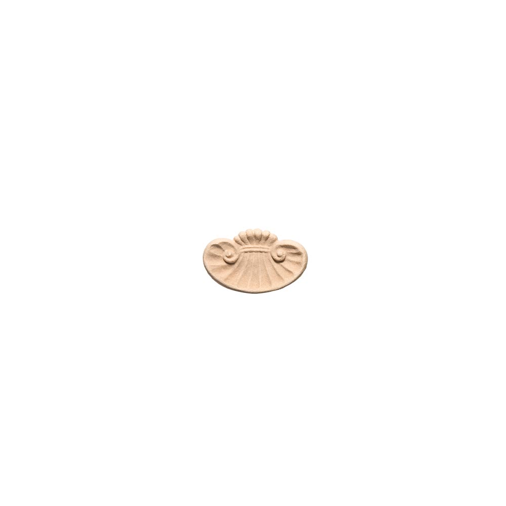 Shell frieze in wood pulp size cm. 6,6X4x0,6