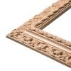 Leaves and pods made to measure frame in wood pulp