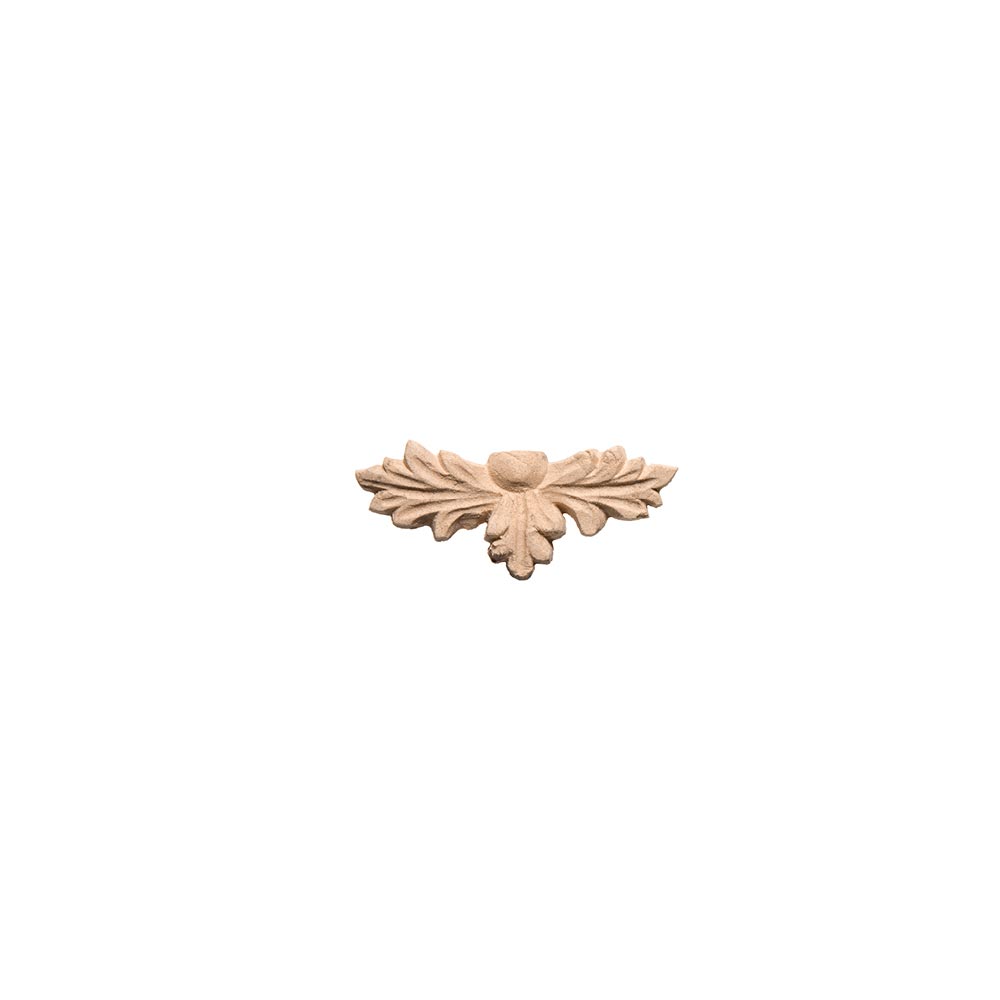 Leaf frieze in wood pulp size mis. cm. 8,3X3,4x0,9