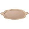 Oval scalloped florentine tray size cm. 51,5X34,7x2,5