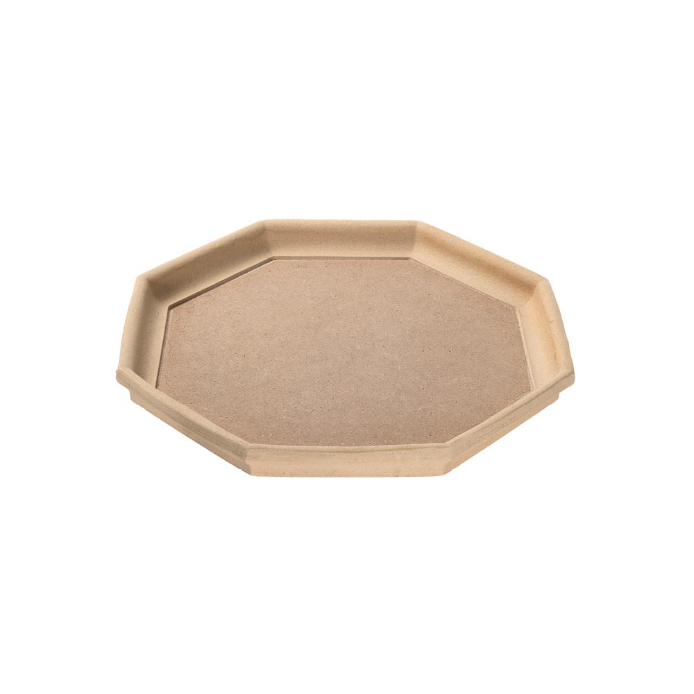 Octagonal florentine tray ‘baccello’ size 28,5x28,5x2,8