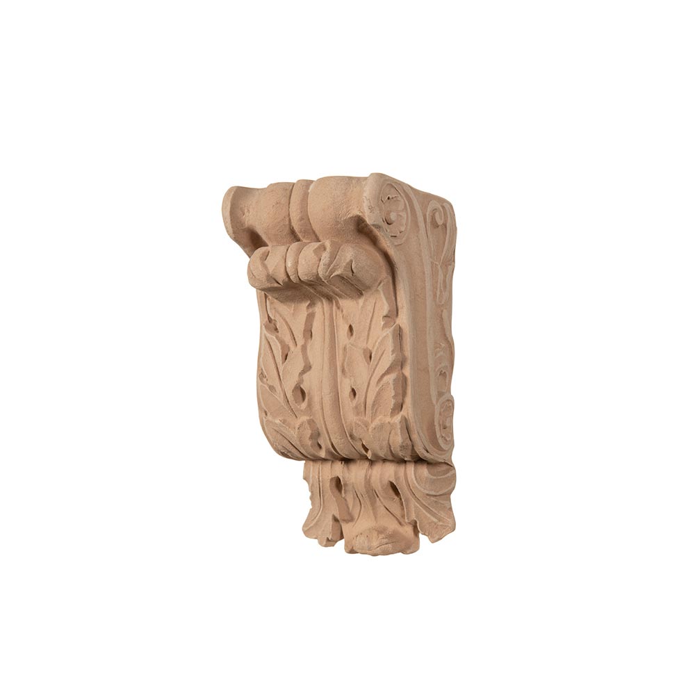 Column capital in spruce and wood pulp size 22x15x10