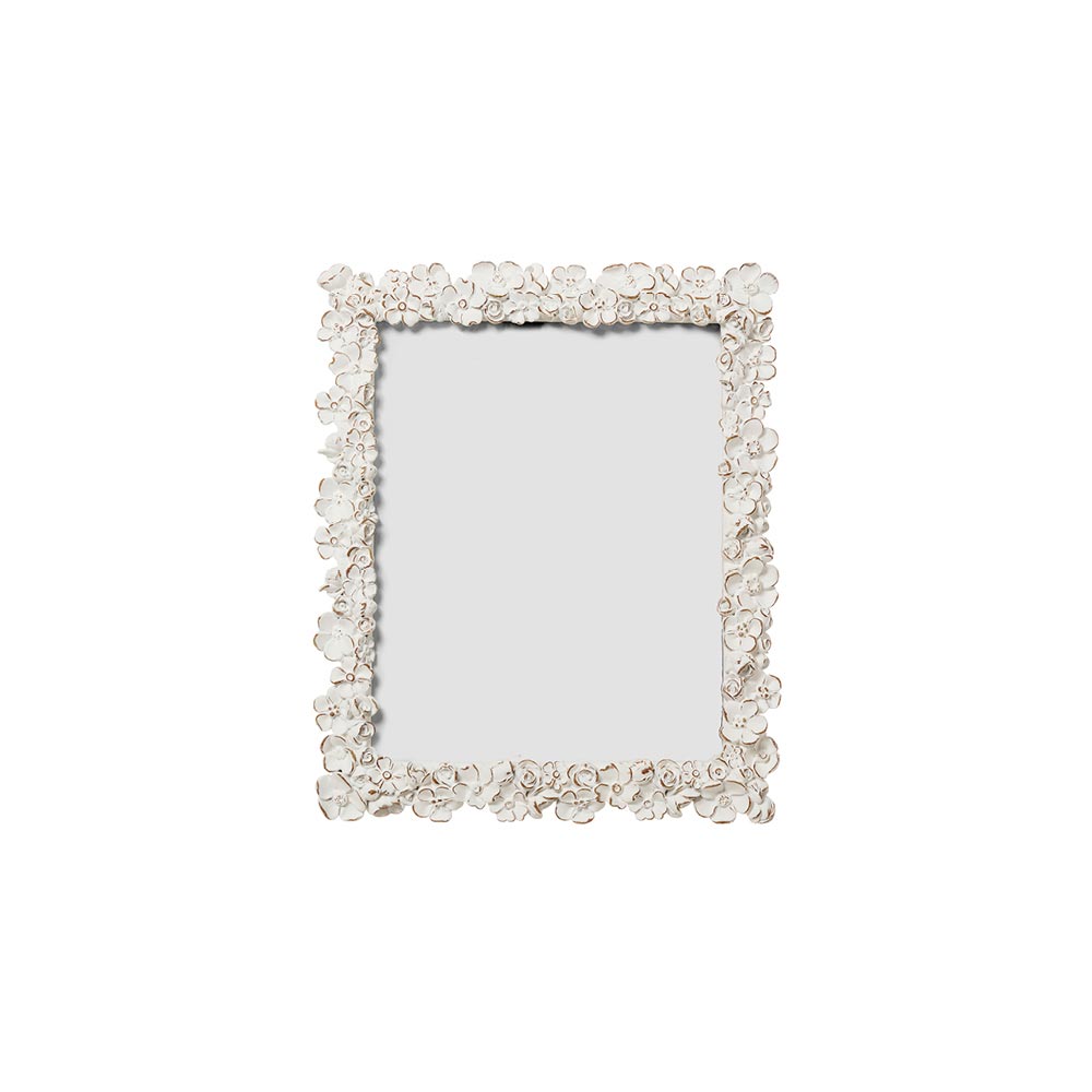 Floral theme photo frame in resin size (external) 21x3x25,5