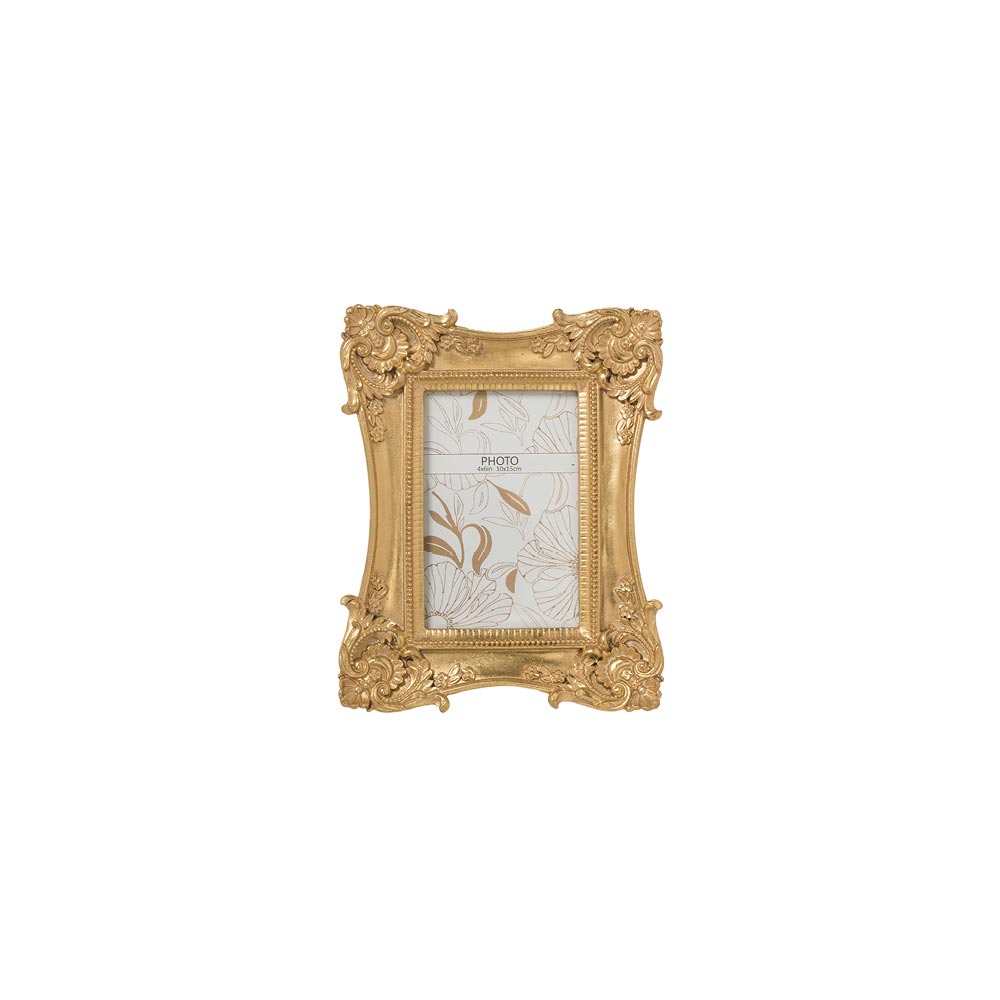 Photo frame in gold resin size (external) 20x3,5x25
