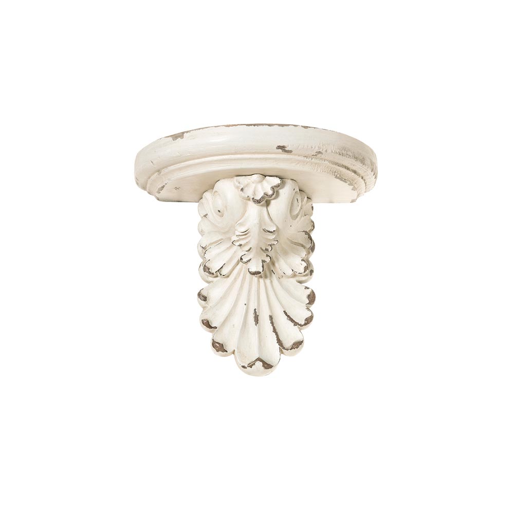 Classical wall shelf in resin size 21x12x18