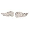 Pair of wing ornaments in resin size 38x6x17