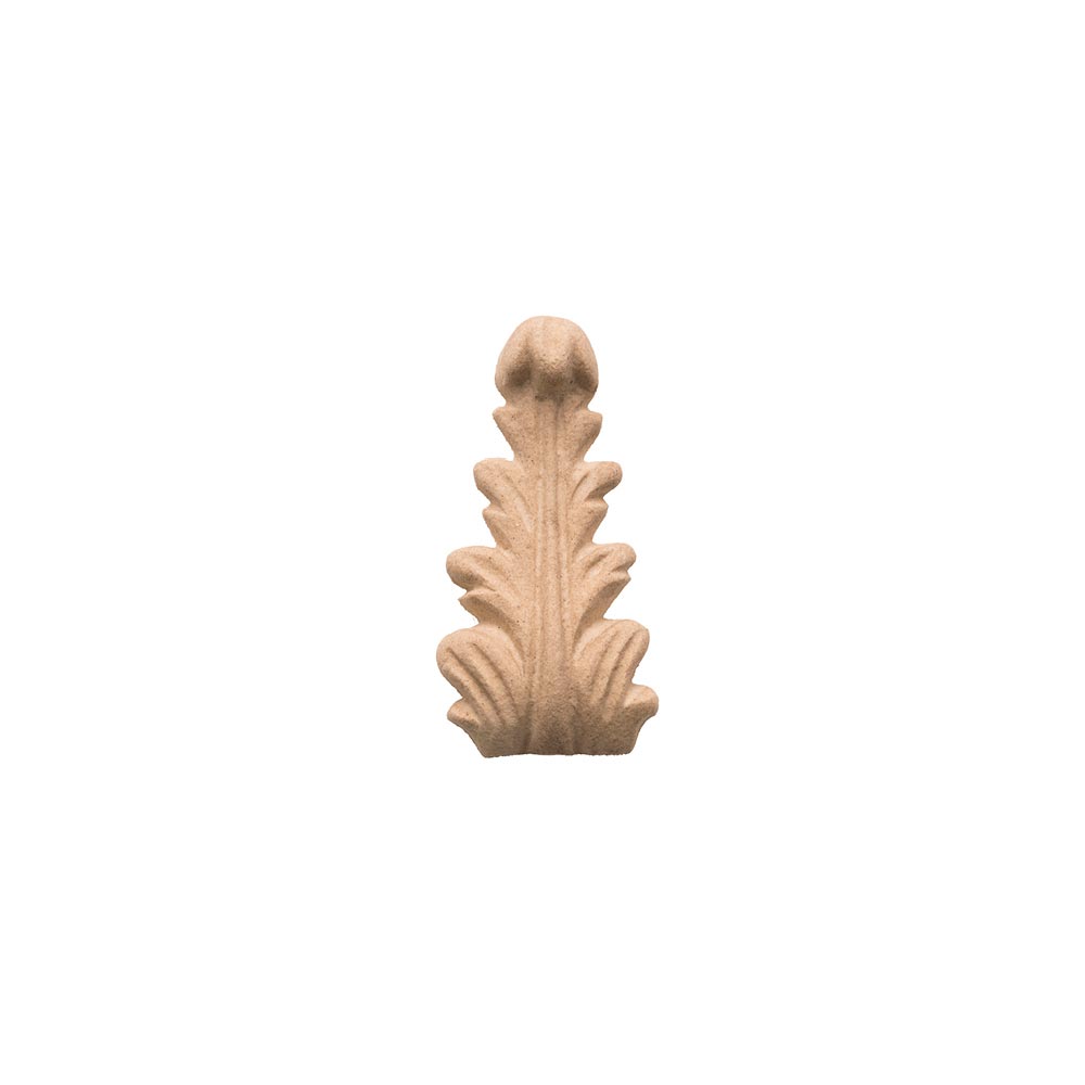 Leaf frieze in wood pulp size 4x1x8,5