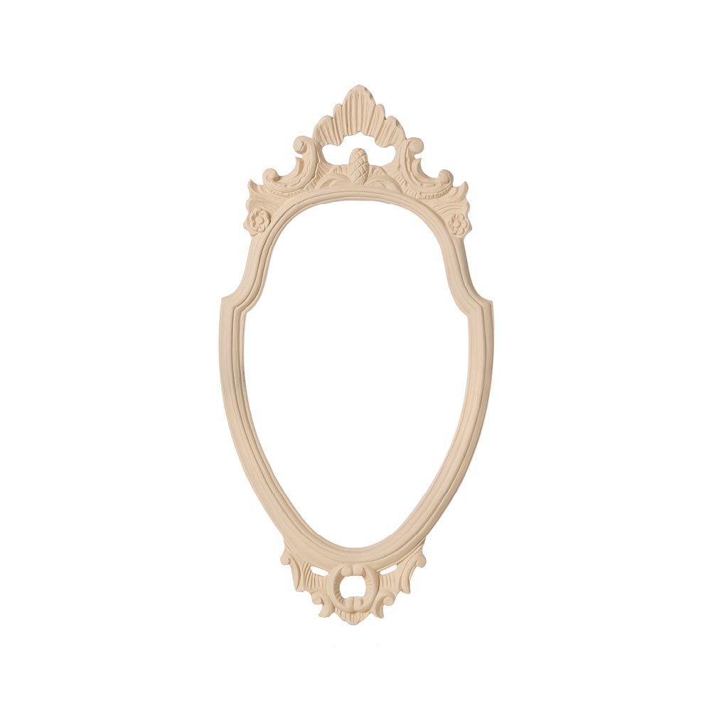 Baroque mirror frame with pinecone decoration size 42,5x3,55x84