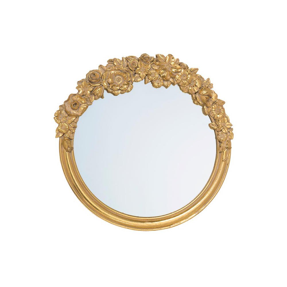 Thousand flowers round wall mirror size 39x3x40
