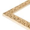 Wood carving made to measure frame in wood pulp
