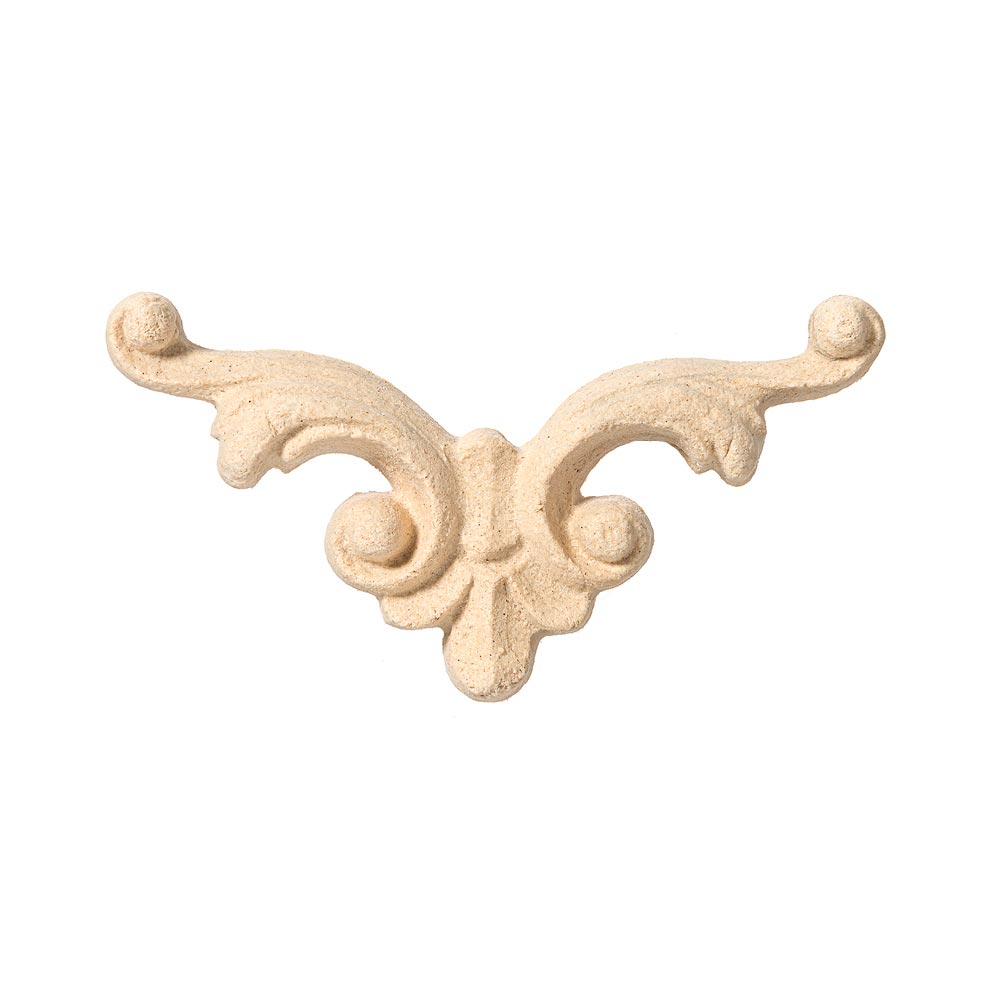 Corner frieze in wood pulp size 9,5x1x5