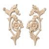 Pair of friezes in wood pulp size 21,5x1,8x8,5